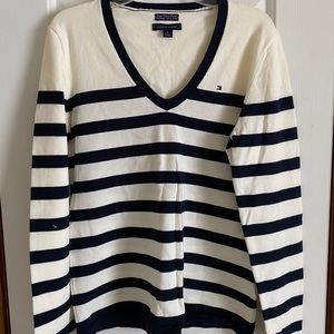 EUC Tommy Hilfiger striped sweater